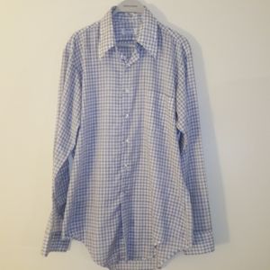 Vtg 60s torque Manhattan men's dress shirt USA